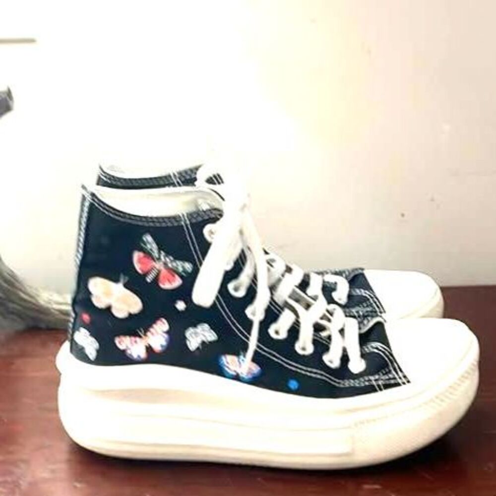 Converse Chuck Taylor All Star Move Platform High Butterfly Wings W Size 7.5